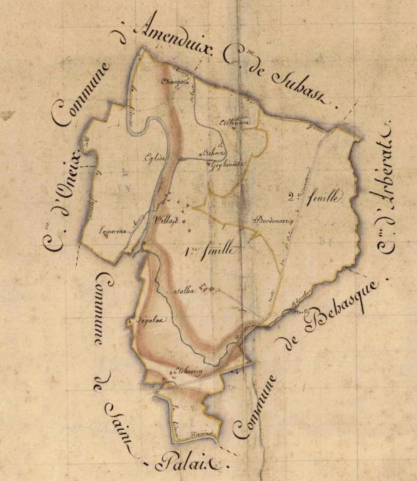 Plan cadastral, Pyrénées-Atlantiques 64