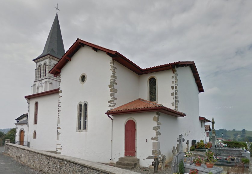 l'église de Beyrie-sur-Joyeuse, Pyrénées-Atlantiques, 64
