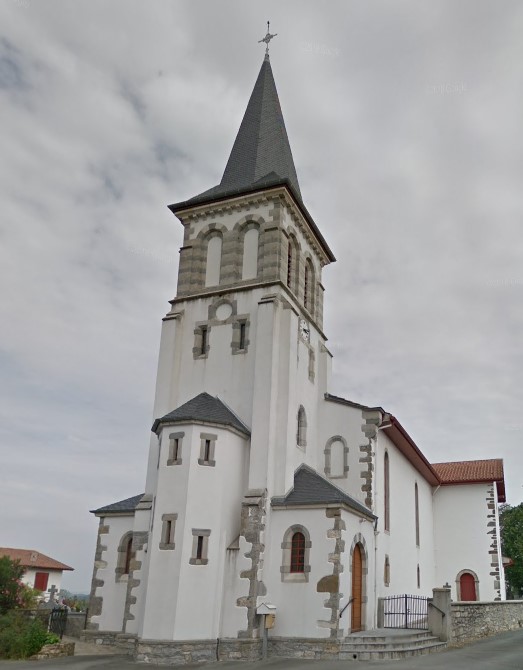 l'église de Beyrie-sur-Joyeuse, Pyrénées-Atlantiques, 64