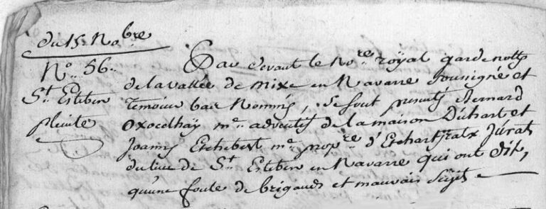 Lire la suite à propos de l’article Brigandage à Saint Esteben !