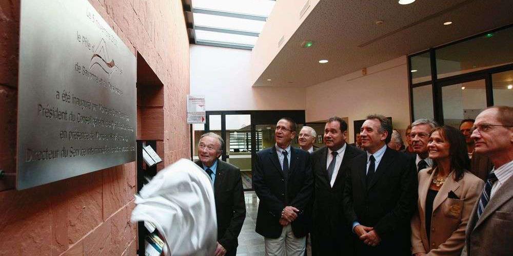 Inauguration du Pôle archives de Bayonne © Crédit photo : Chopin Jean Daniel, journal Sud Ouest 2010